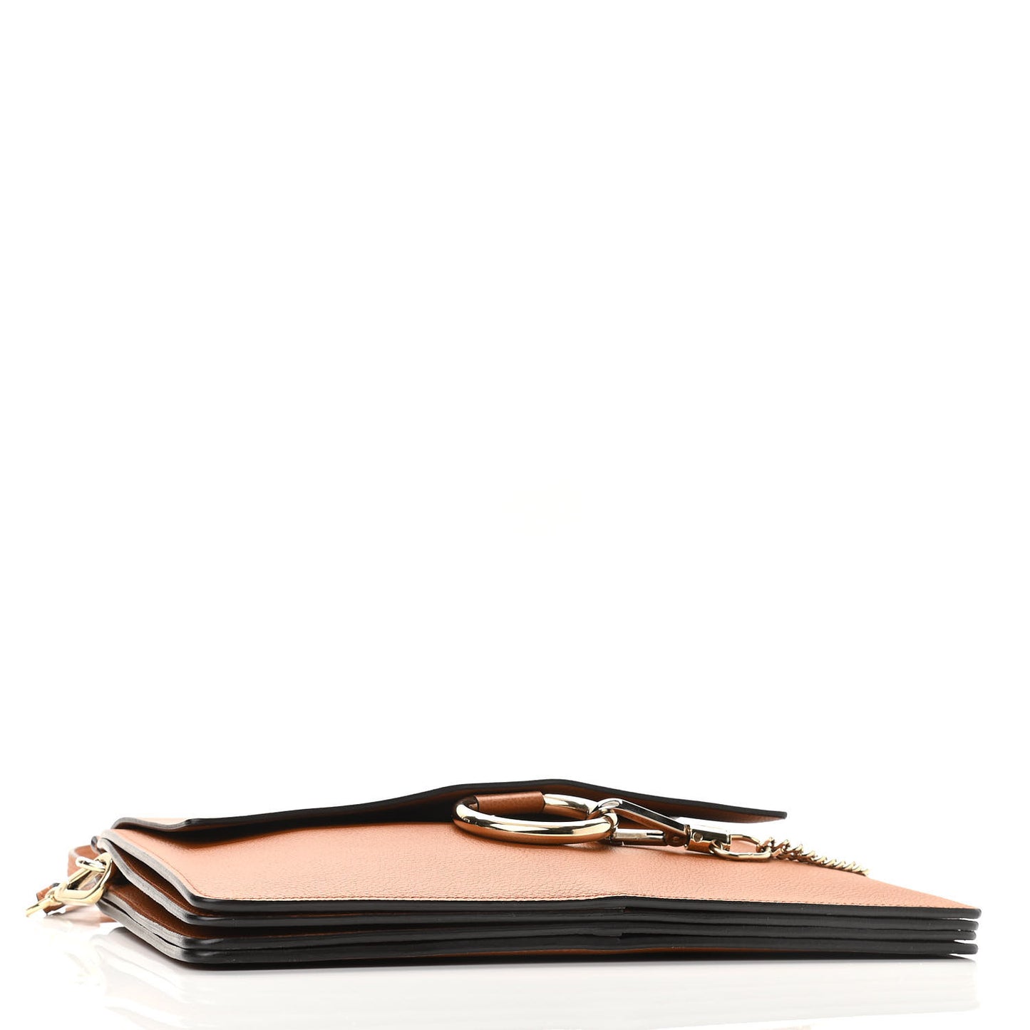 Calfskin Medium Faye Shoulder Bag Caramel