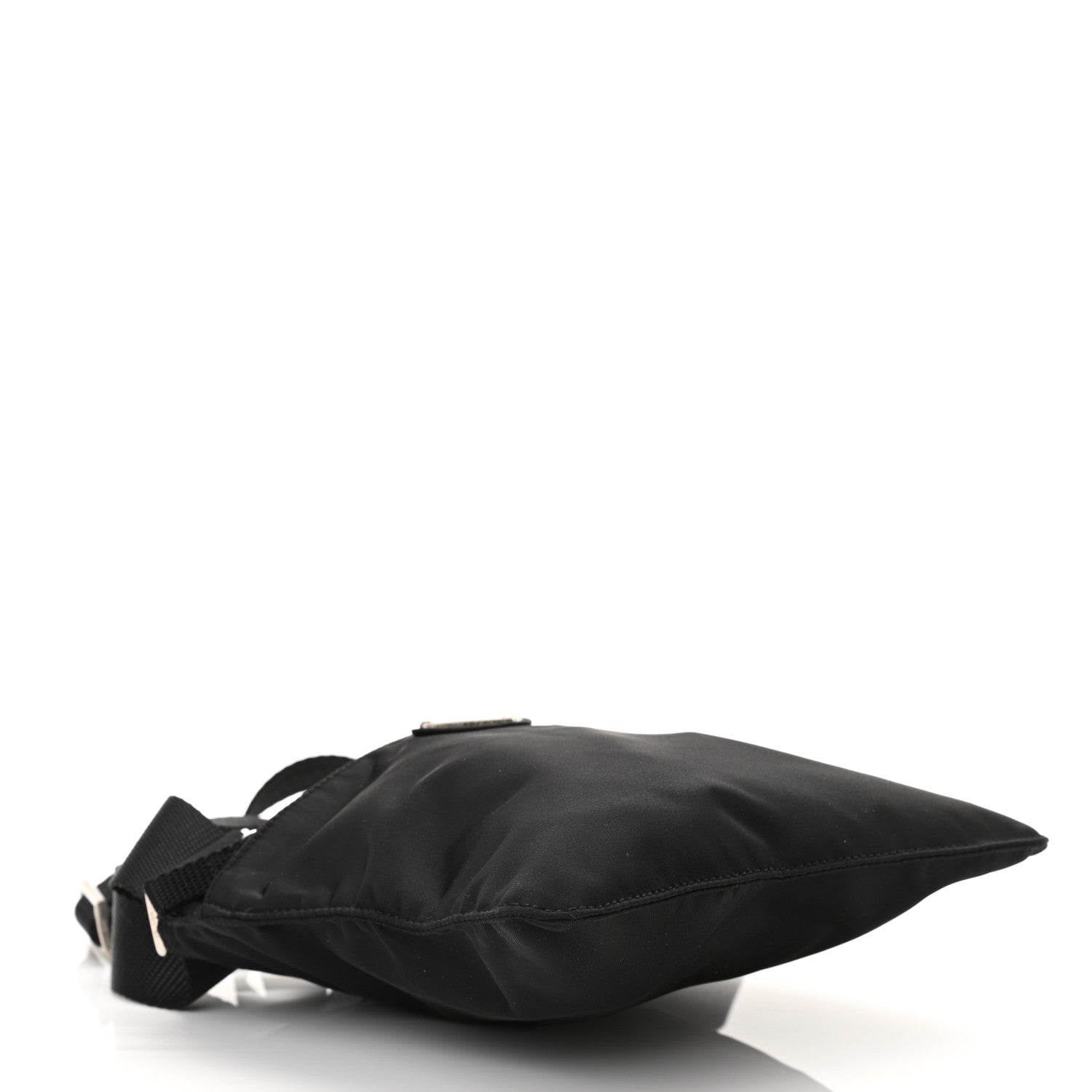 Prada Nylon Vela Flat Messenger Bag Black 7 of 23