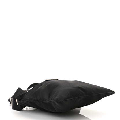 Prada Nylon Vela Flat Messenger Bag Black 7 of 23