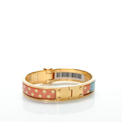 Hermes Enamel Printed Astrologie a Pois Hinged Bracelet S Romantique 3 of 5