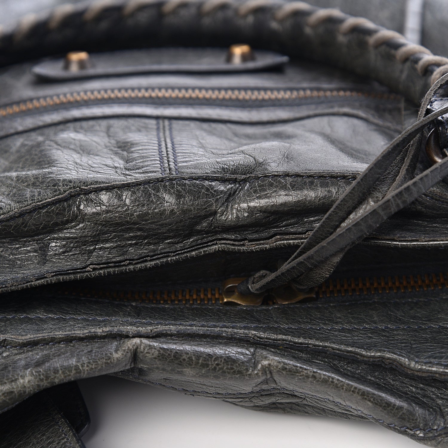 Balenciaga Agneau Classic Hardware Part Time Anthracite 7 of 14