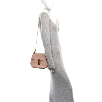 Chloe Grained Lambskin Drew Shoulder Bag Cement Pink 2 of 10