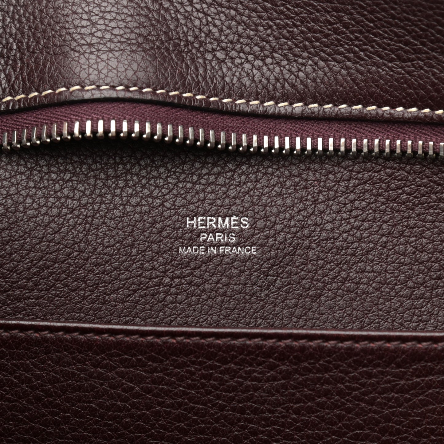 Taurillon Clemence Sac Good News GM Raisin