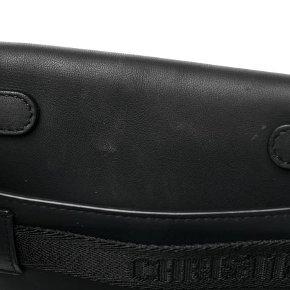 Christian Dior Ultra Matte Calfskin Saddle Belt Bag Black 10 of 11