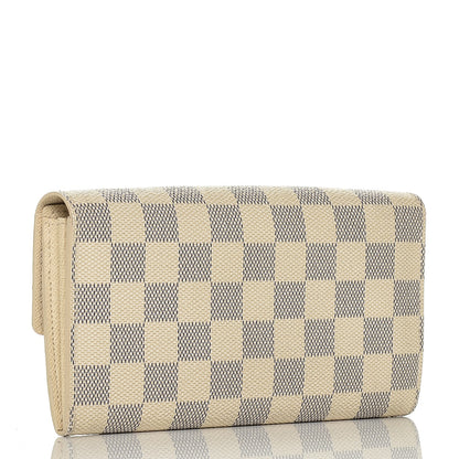 Louis Vuitton Damier Azur Sarah Wallet 3 of 7