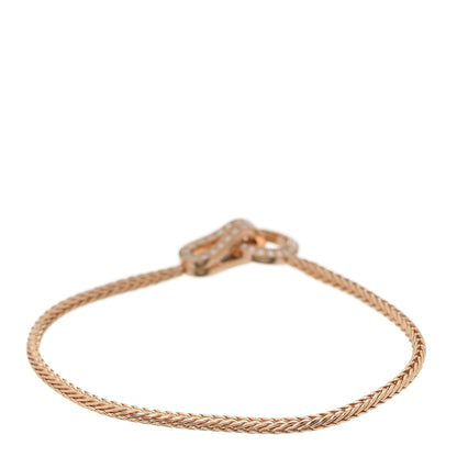 Cartier 18K Yellow Gold Diamond Agrafe Bracelet 3 of 6