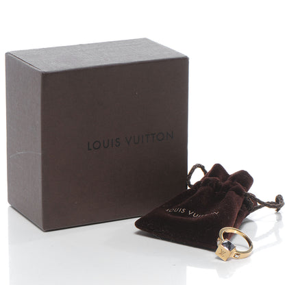 Louis Vuitton Swarovski Gamble Ring Medium 6.5 Azur 5 of 5