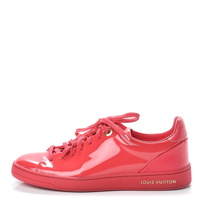 Louis Vuitton Patent Calfskin Frontrow Sneakers 36 Framboise 1 of 17