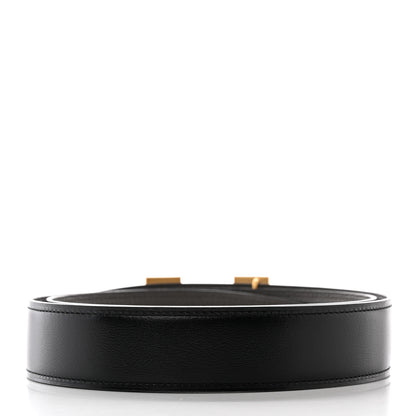 Hermes Box Togo 32mm H Belt 85 34 Black Etain 2 of 8