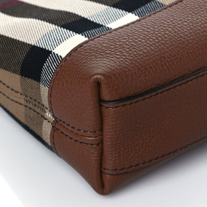 Burberry Derby House Check Abingdon Convertible Clutch Tan 9 of 10