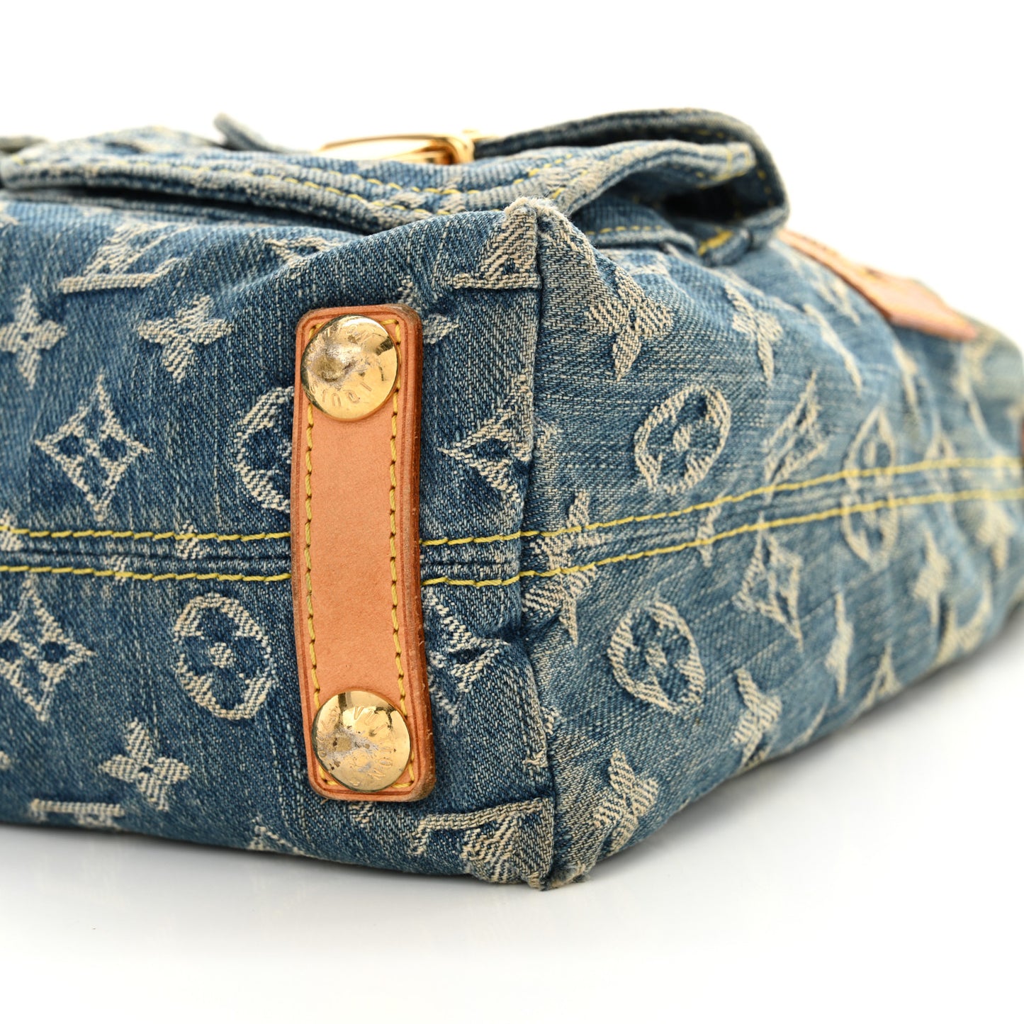 Monogram Denim Baggy PM Blue