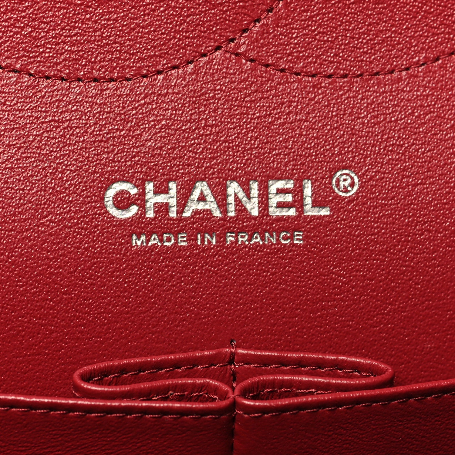 Chanel Caviar Quilted Jumbo Double Flap Red 6 of 11
