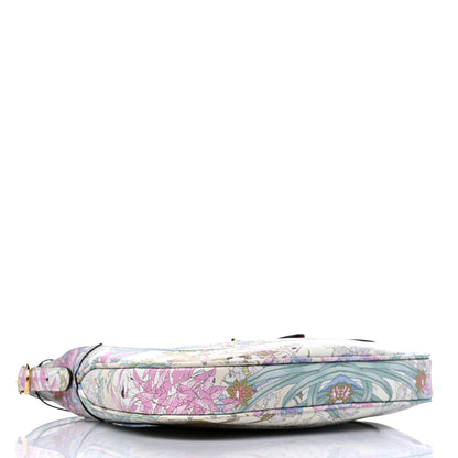 Gucci New Shangai Calfskin Tiger Savanah Small Jackie 1961 Hobo Chalky White Multicolor 4 of 8