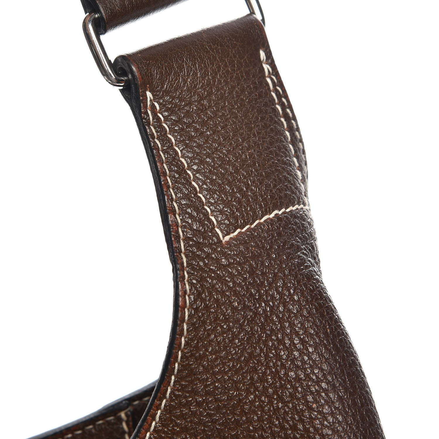 Hermes Taurillon Clemence Sac Goodnews GM Chocolate 8 of 10