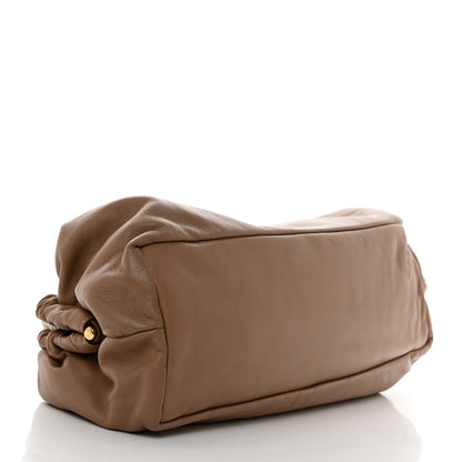 Mansur Gavriel Lambskin Cloud Clutch Biscotto 4 of 7