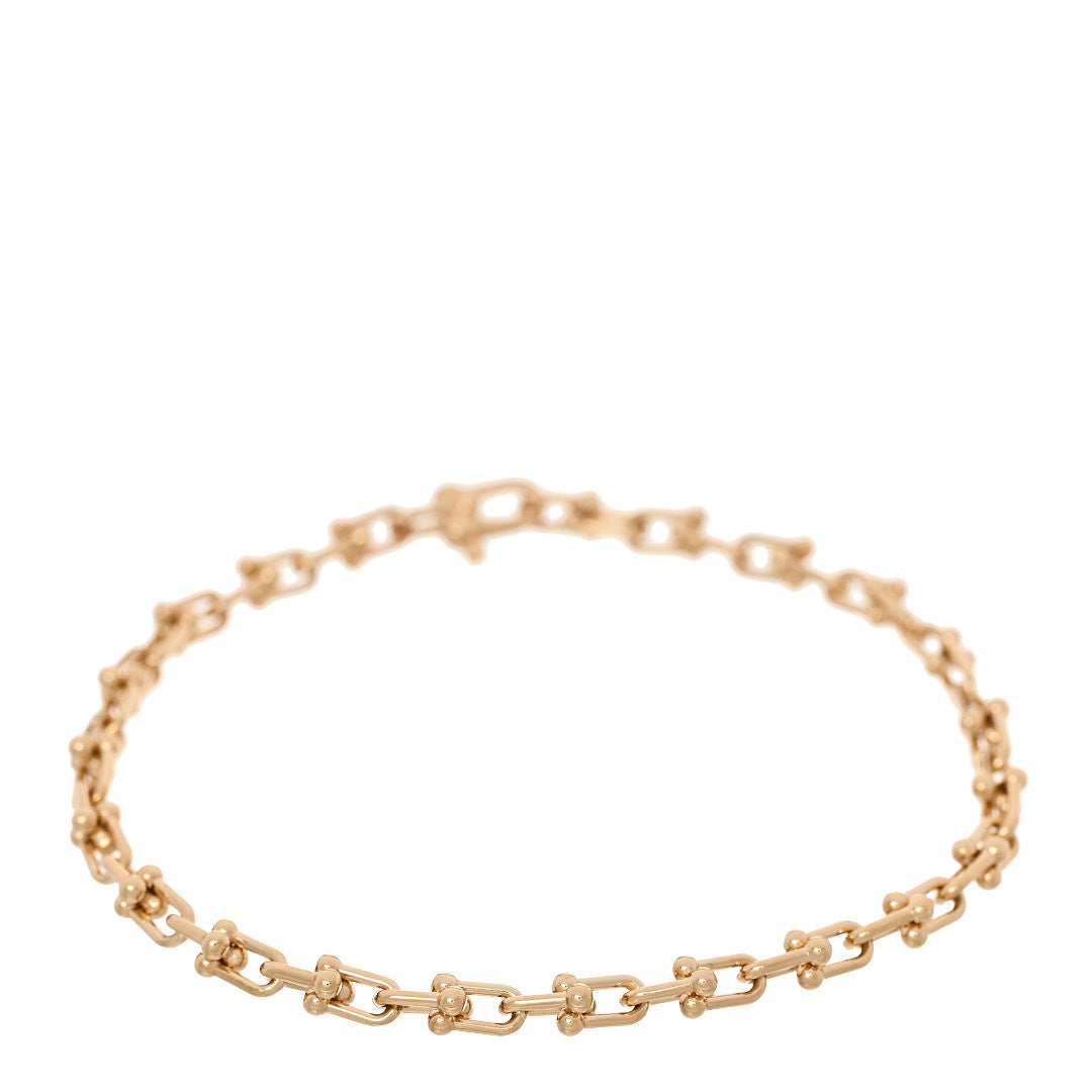 Tiffany 18K Yellow Gold Micro HardWear Link Bracelet 1 of 4