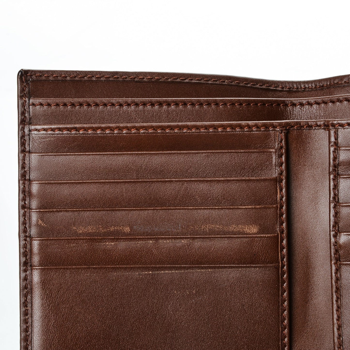 Guccissima French Flap Wallet Brown
