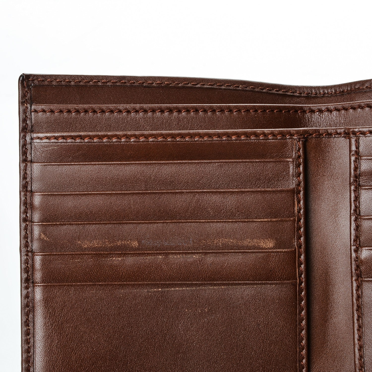 Gucci Guccissima French Flap Wallet Brown 7 of 11