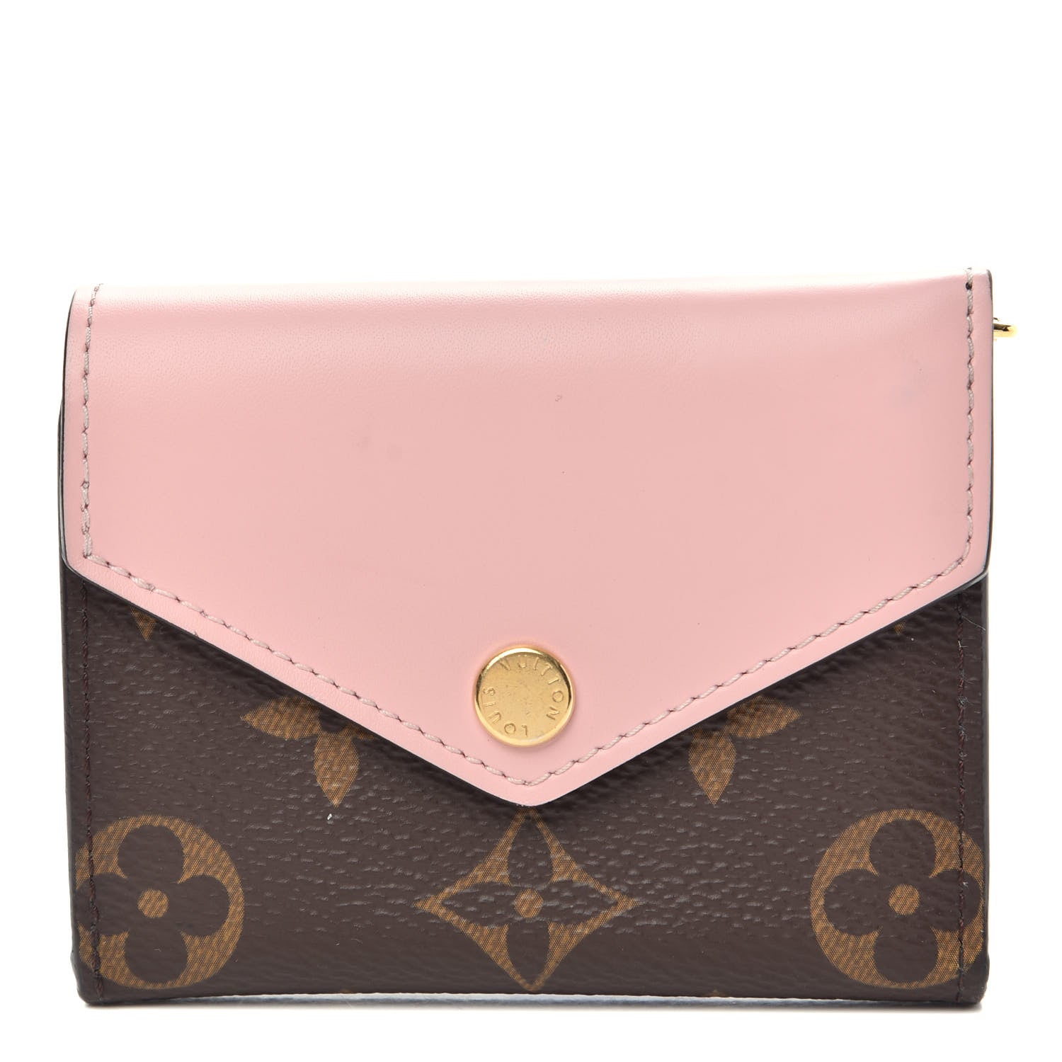 Louis Vuitton Monogram Zoe Wallet Rose Ballerine 1 of 9
