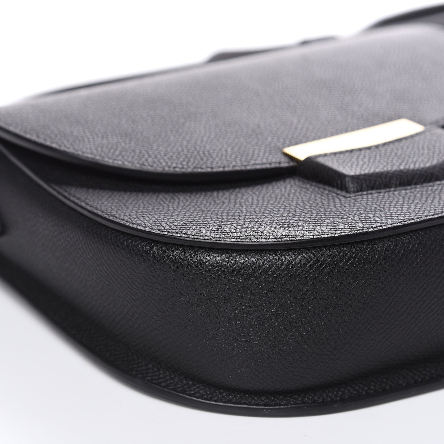 Grained Calfskin Small Trotteur Black