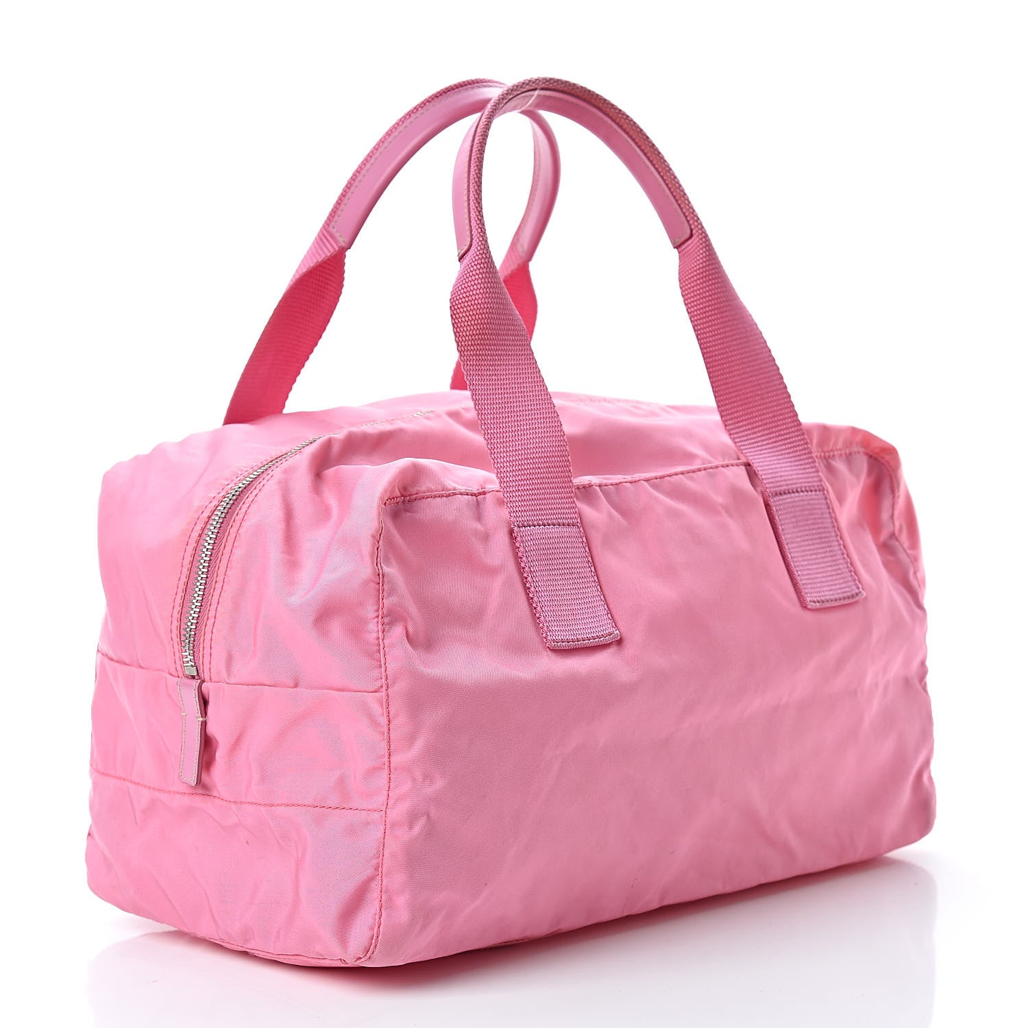 Prada Nylon Vela Sport Duffle Begonia 3 of 14