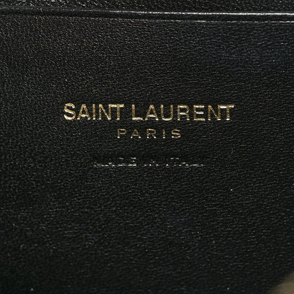 Saint Laurent Grain De Poudre Matelasse Monogram Mini Lou Camera Bag Dark Beige 6 of 11