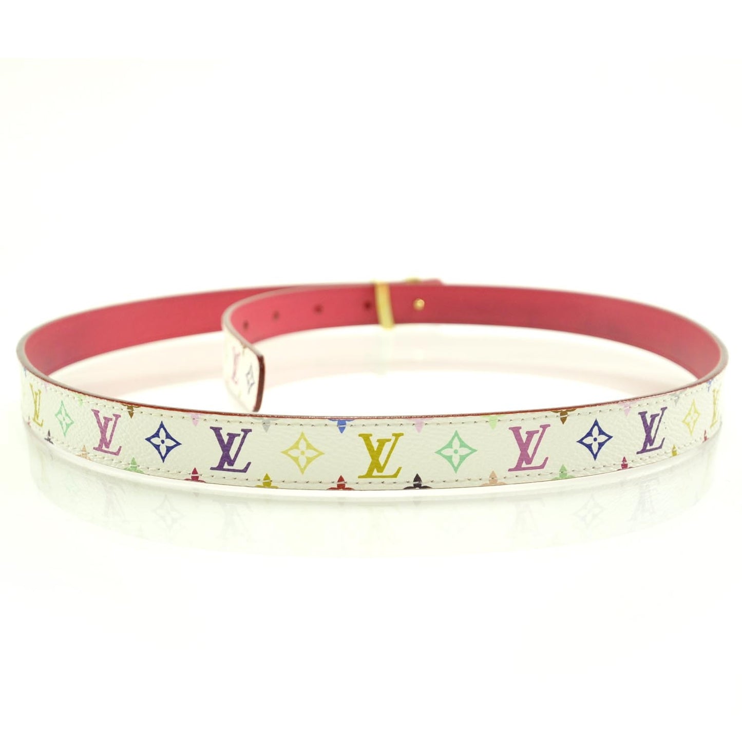 Monogram Multicolor LV Initiales Belt 80 32
