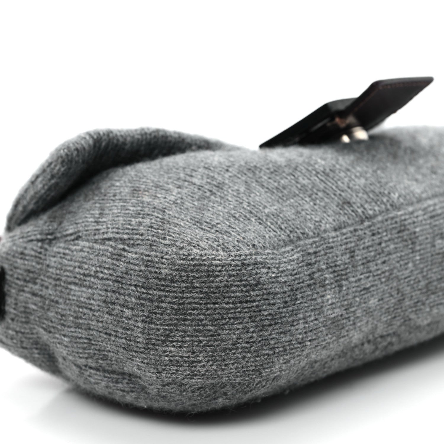 Fendi Knit Baguette Dark Grey 8 of 10