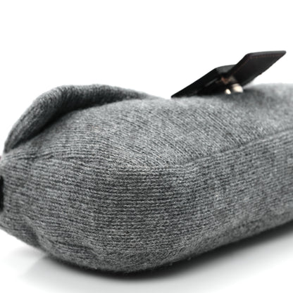 Fendi Knit Baguette Dark Grey 8 of 10