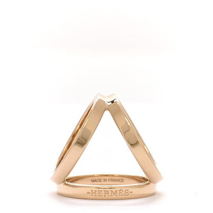 Hermes Permabrass Gold Trio Scarf Ring 1 of 5