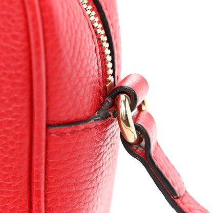 Gucci Pebbled Calfskin Small Soho Disco Bag Tabasco Red 11 of 11