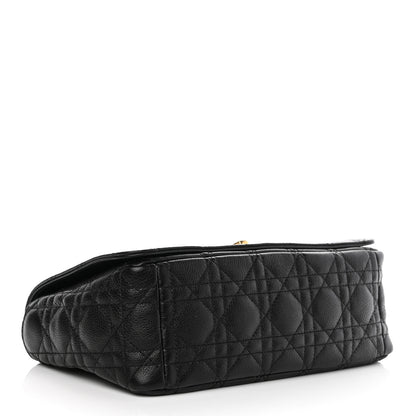 Christian Dior Calfskin Cannage Medium Caro Bag Black 4 of 8