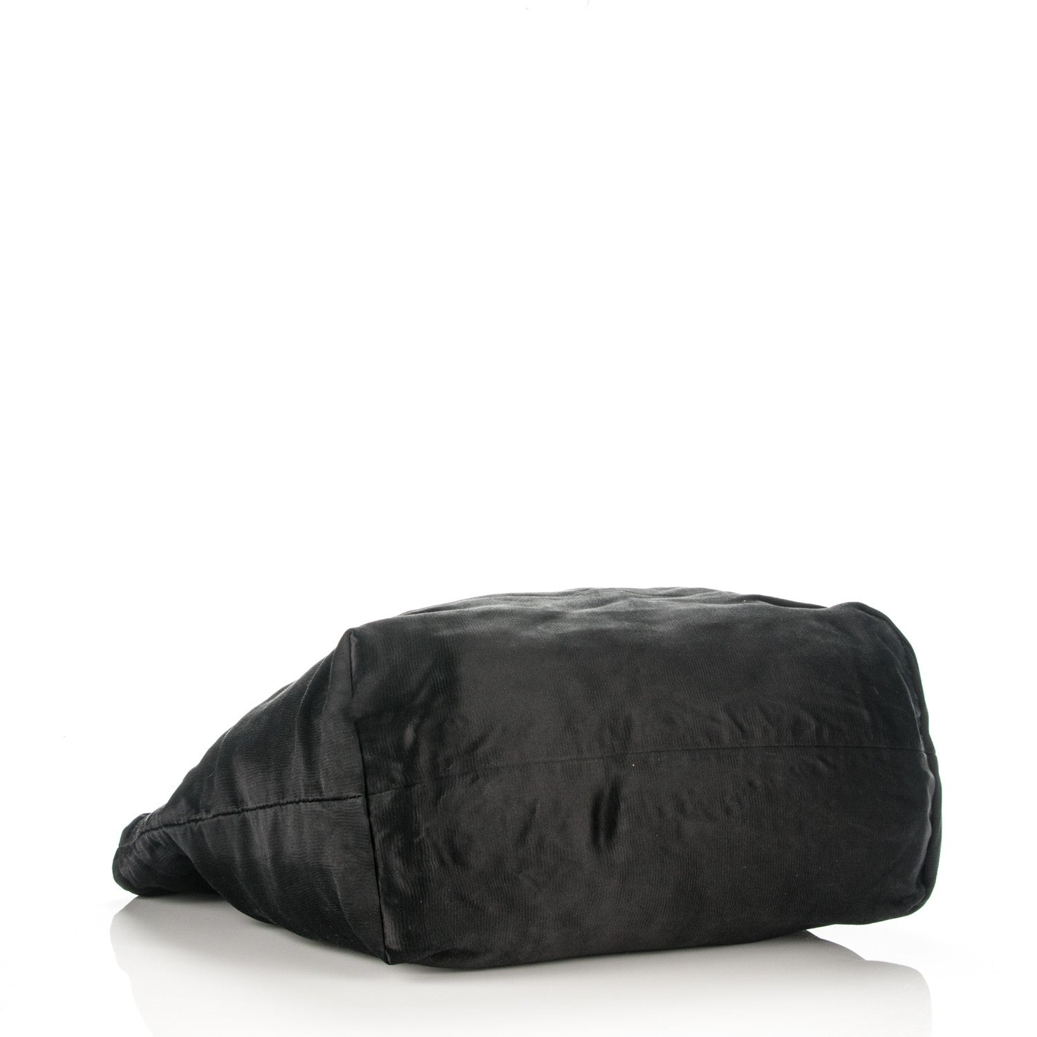 Chanel Satin XL Coco Cabas Black 4 of 7