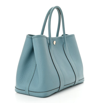Hermes Vache Country Garden Party 30 TPM Bleu Saint Cyr 3 of 12
