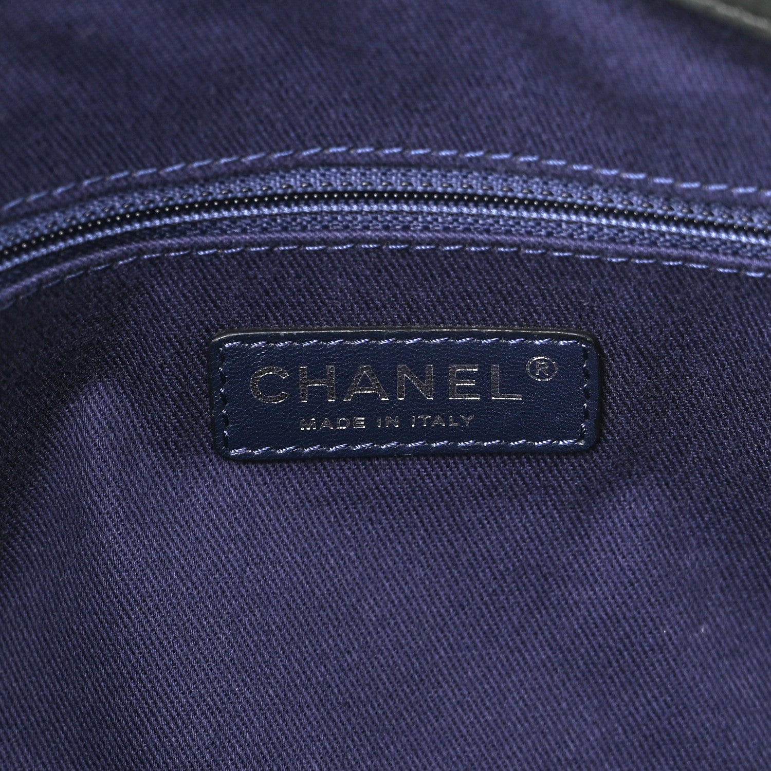 Chanel Iridescent Calfskin Quilted New Bubble North South Tote Dark Green 7 of 9