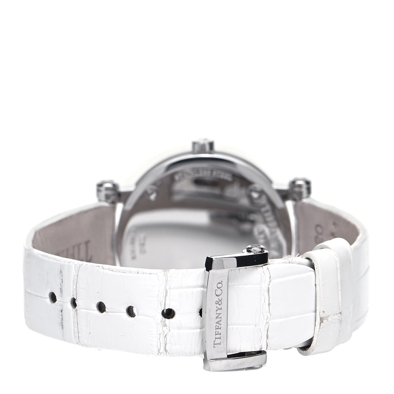 Tiffany Stainless Steel Alligator 30mm Atlas Quartz Watch 3 of 4