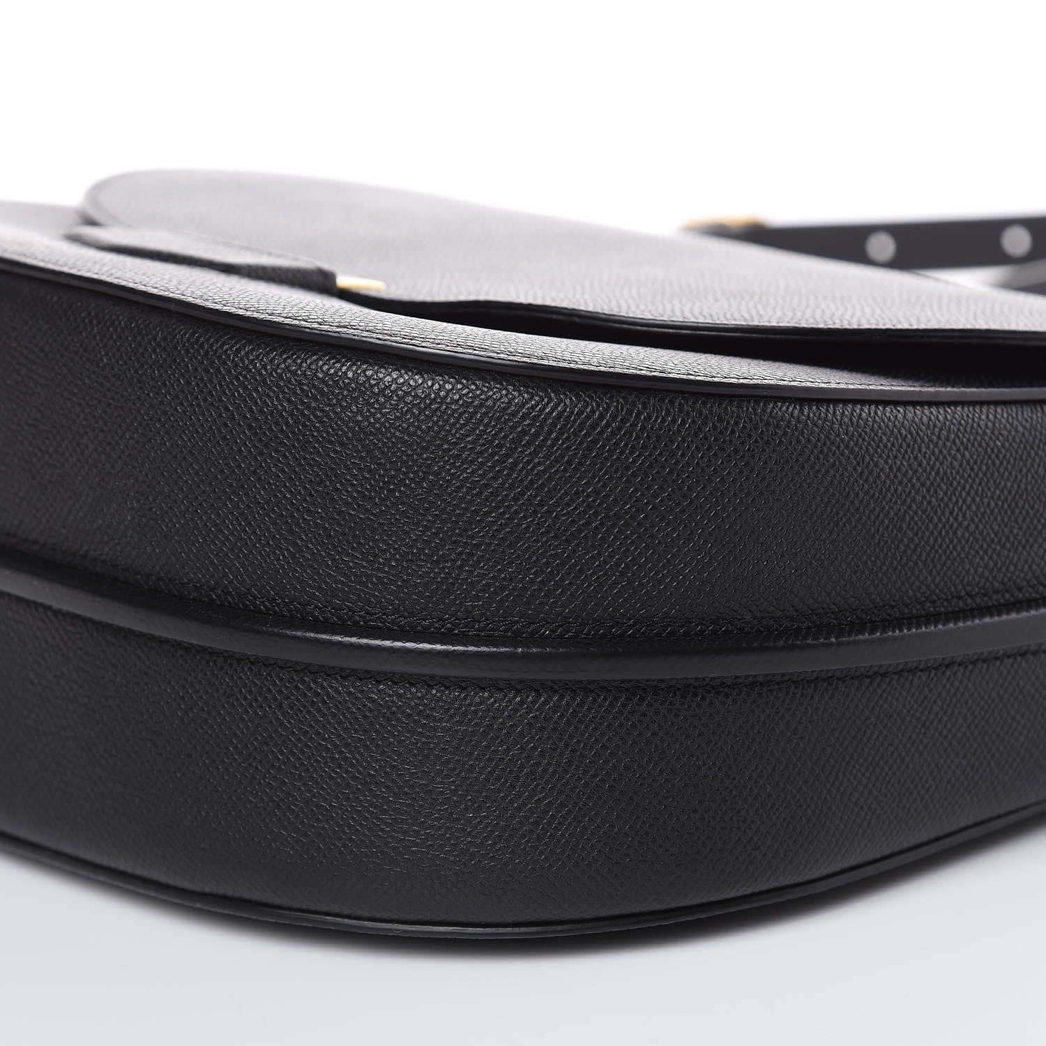 Celine Grained Calfskin Medium Trotteur Black 9 of 9