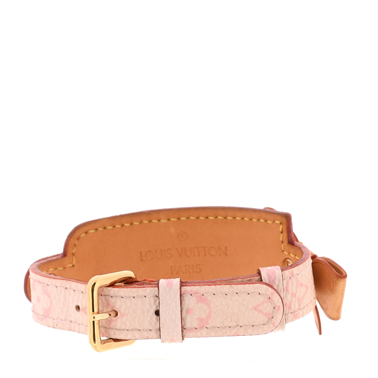 Louis Vuitton Monogram Cherry Blossom Address Wish Bracelet Pink 3 of 4