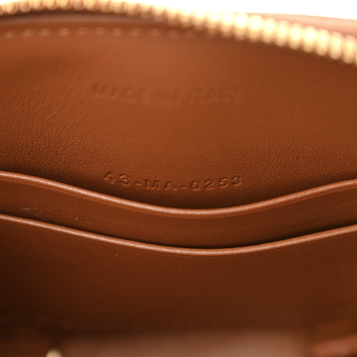 Calfskin CD Signature Oval Crossbody Camera Bag Brown