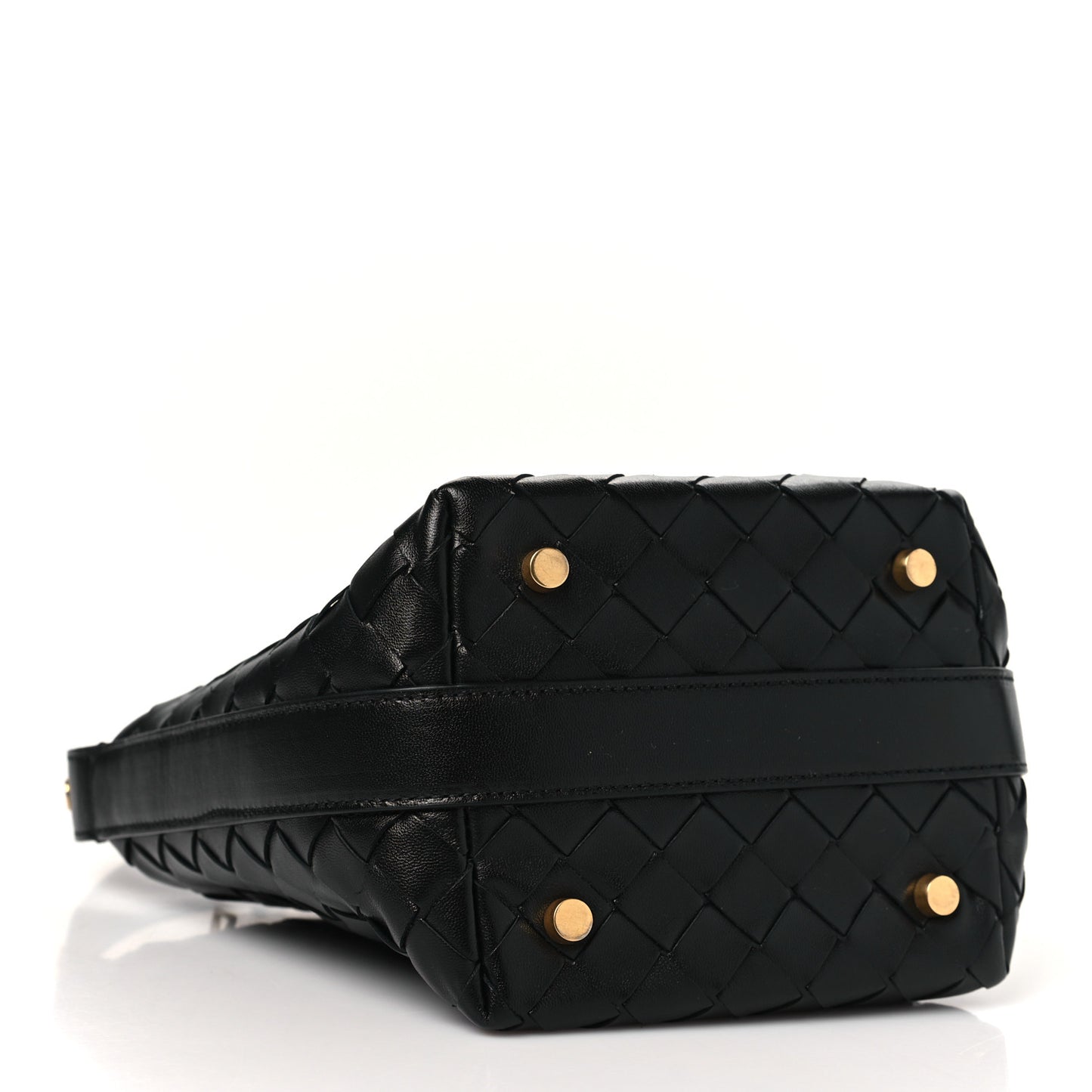 Calfskin Nappa Intrecciato Mini Wallace Black