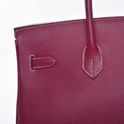 Hermes Epsom Birkin 35 Tosca Rose Tyrien 17 of 31