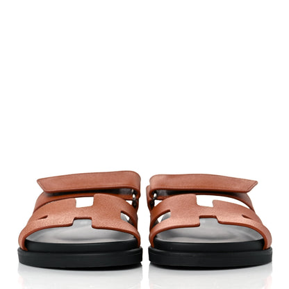 Hermes Epsom Womens Chypre Sandals 36 Natural 2 of 9