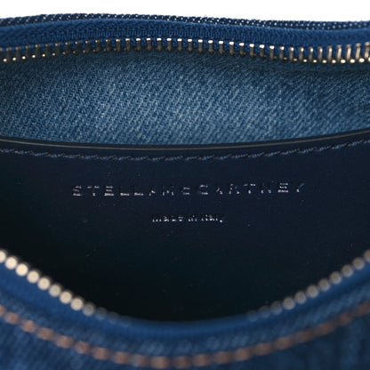Stella McCartney Eco Alter Denim Logo Small Hobo Smoky Blue 6 of 8