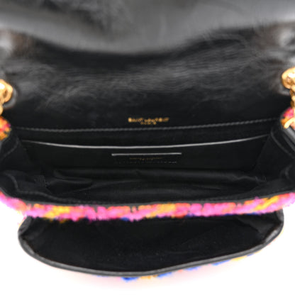 Saint Laurent Tweed Calfskin Matelasse Monogram Baby Niki Chain Satchel Multicolor 5 of 10