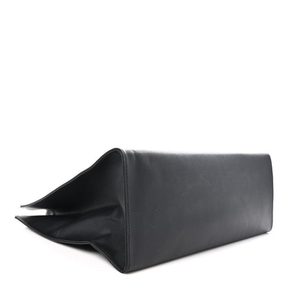 Telfar Vegan Leather Large Shopping Bag Black 4 of 9