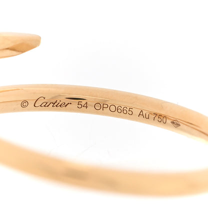 Cartier 18K Yellow Gold Small Juste Un Clou Ring 54 7 4 of 6