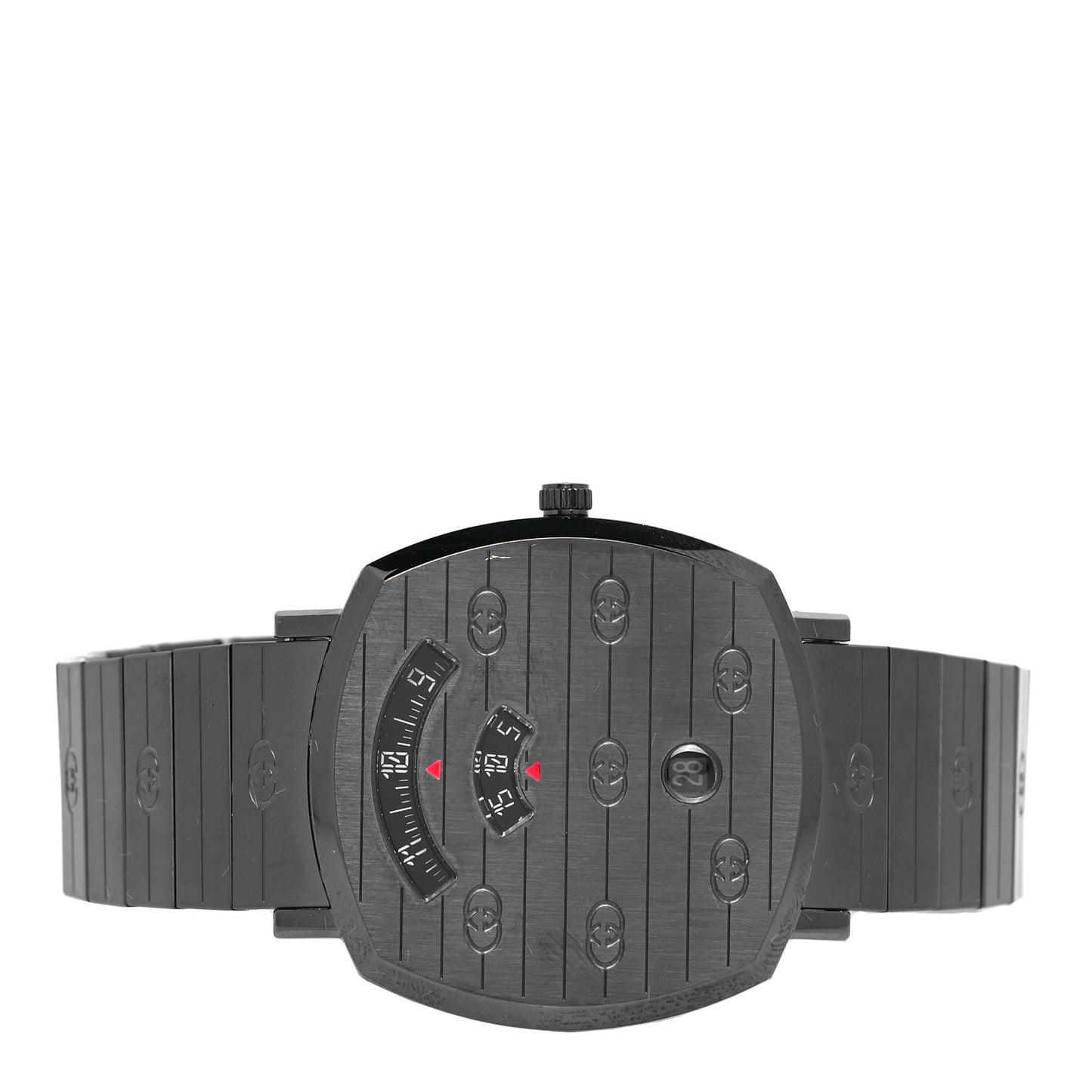 PVD Stainless Steel 38mm Grip Quartz Watch Black