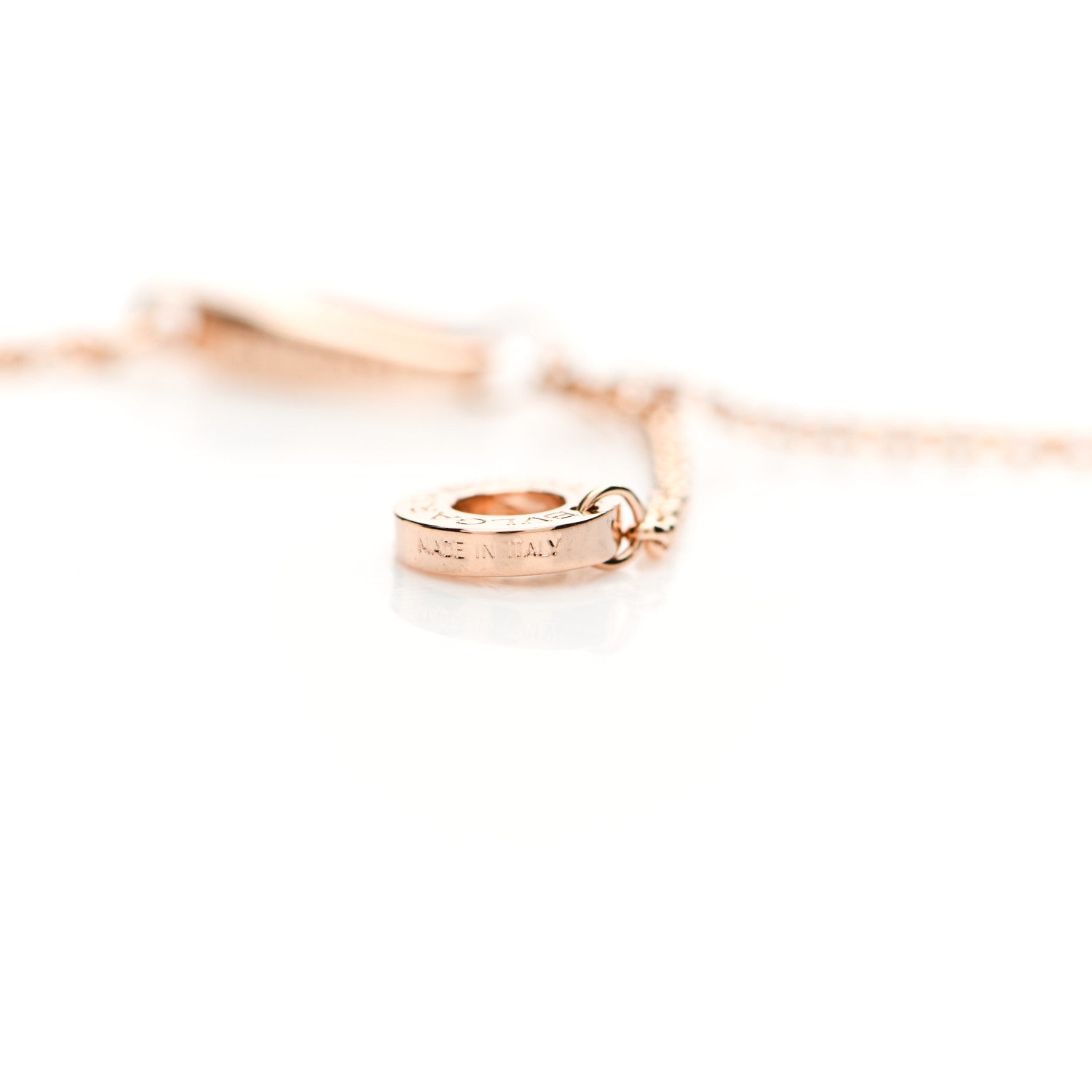 Bulgari 18K Rose Gold Mother of Pearl BVLGARI BVLGARI Pendant Necklace 6 of 7