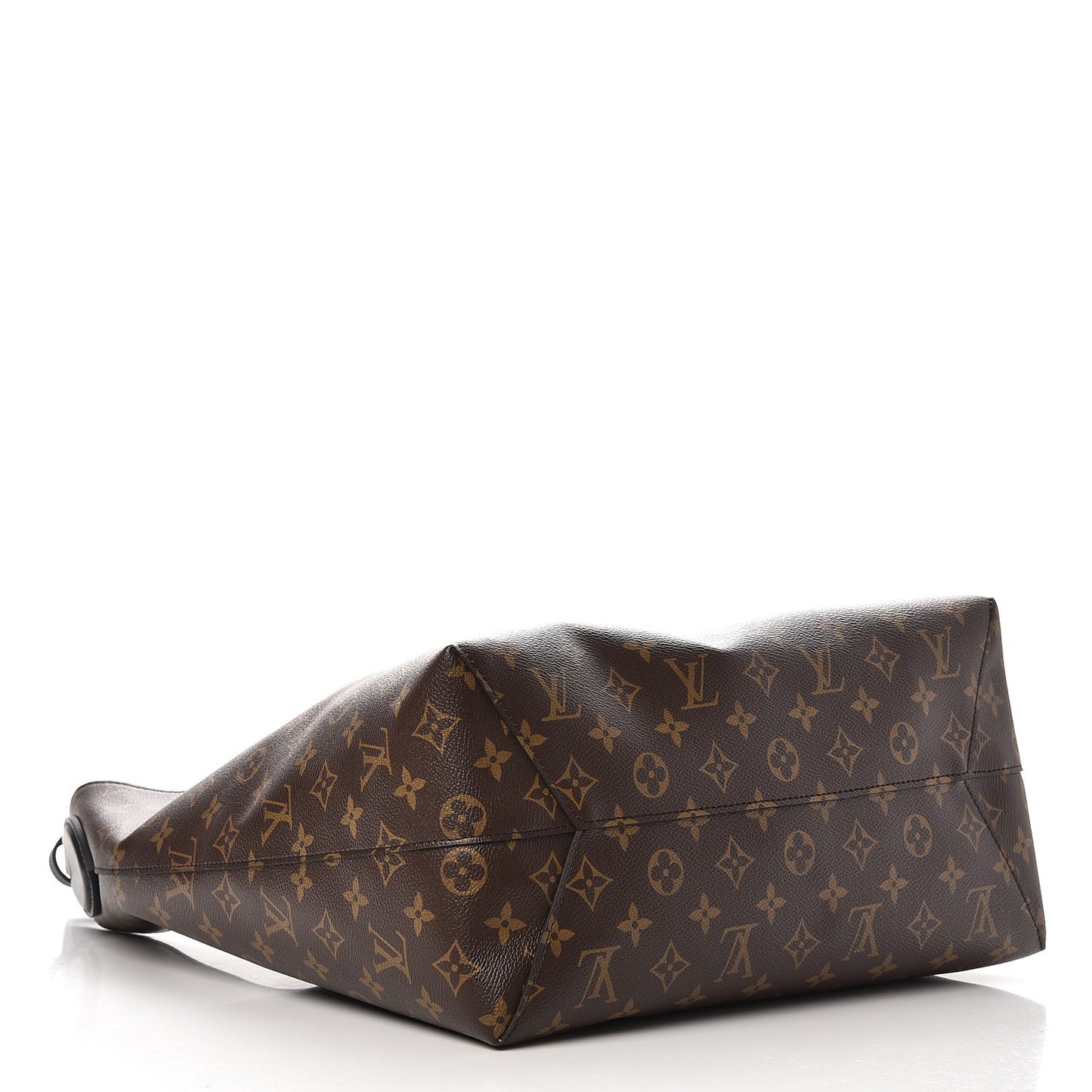 Monogram Flower Hobo Black