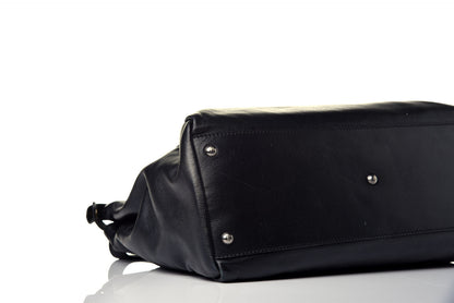 Fendi Vitello Suede Large Peekaboo Iconic Satchel Black 7 of 8